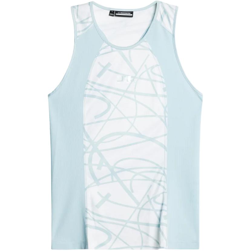 (Women) J.Lindeberg Slim Fit Sleeveless Printed Mesh Tennis Top AWJT14078-A055
