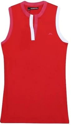 (Women) J.Lindeberg Slim Fit Sleeveless Pullover Tank Top - Red GWJT08093-G135 Buy (Women) J.Lindeberg Slim Fit Sleeveless Pullover Tank Top - Red GWJT08093-G135