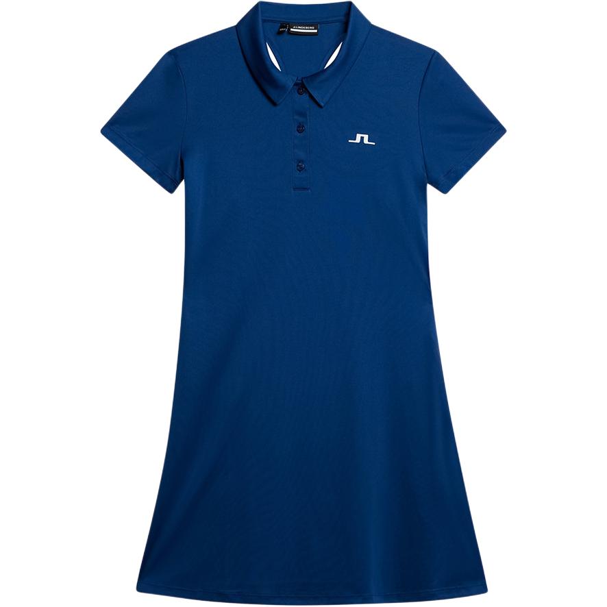 (Women) J.Lindeberg Soft Stretch Geometric Polo Golf Dress - Casual Fit 524307001