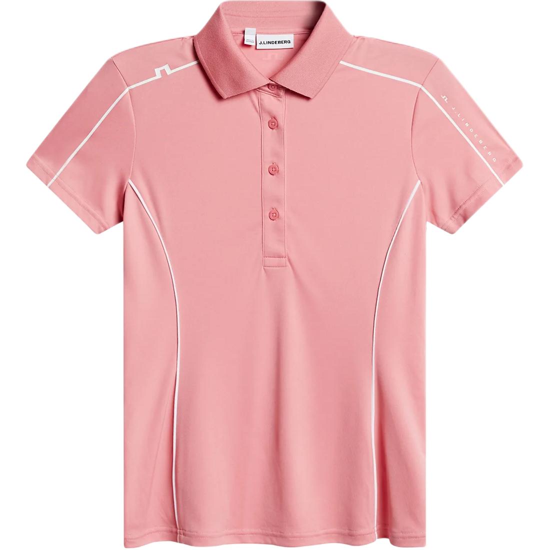 (Women) J.Lindeberg Solid Short Sleeve Breathable Golf Polo Shirt. GWJT14825-S226