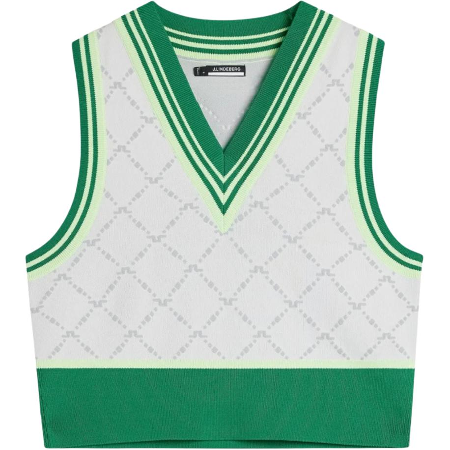 (Women) J.Lindeberg V-Neck Knit Pullover Vest AWKW08151-0000