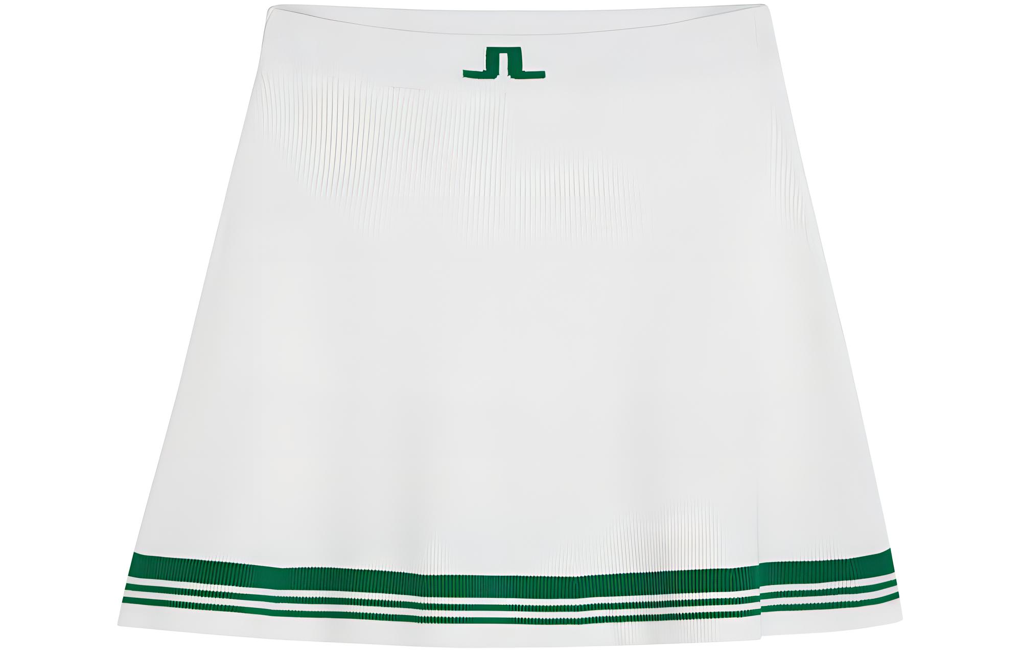 (Women) J.Lindeberg White Mid-Rise A-Line Casual Mini Skirt GWSD08426-0000
