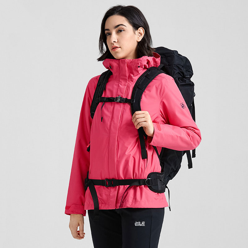 (Women) Jack Wolfskin  Outdoor Windproof Fleece 3-in-1 Jacket with Logo 5118483 圖 4