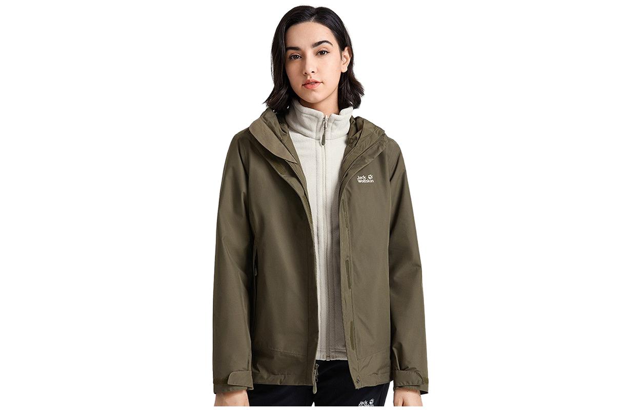 (Women) Jack Wolfskin  Outdoor Windproof Fleece 3-in-1 Jacket with Logo 5118483 圖 10