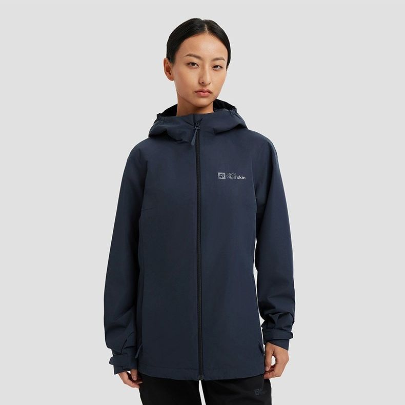 (Women) Jack Wolfskin Outdoor Waterproof Windproof Jacket - Royal Blue 1115641-1010 圖 3