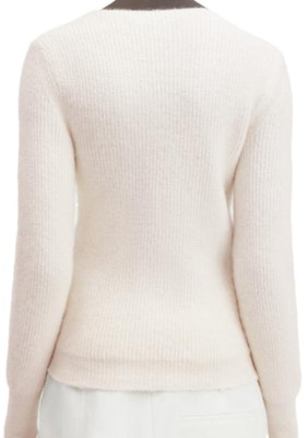(Women) Jacquemus Asymmetric Fitted Round-Neck Cardigan Knit Sweater. 23H202KN002 Shop (Women) Jacquemus Asymmetric Fitted Round-Neck Cardigan Knit Sweater. 23H202KN002