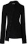 Order (Women) Jacquemus Black Asymmetrical Button-Up Long Sleeve Shirt. 241SH062-1544-990