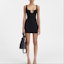 Lookbook (Women) Jacquemus Black Metallic Accent Pullover Casual Slip Dress 241KN355-2355-990