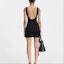 Shop (Women) Jacquemus Black Metallic Accent Pullover Casual Slip Dress 241KN355-2355-990