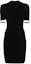 Order (Women) Jacquemus Black Short-Sleeve Dress with Arm Strap Detail. 213KN67213201990