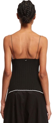 (W) Jacquemus 黑色修身細肩帶吊帶背心上衣 24E241KN378-2358990 Shop (W) Jacquemus 黑色修身細肩帶吊帶背心上衣 24E241KN378-2358990