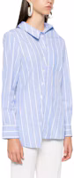 Purchase (W) Jacquemus 藍色條紋不對稱領長袖襯衫 243SH062-1691-3EV