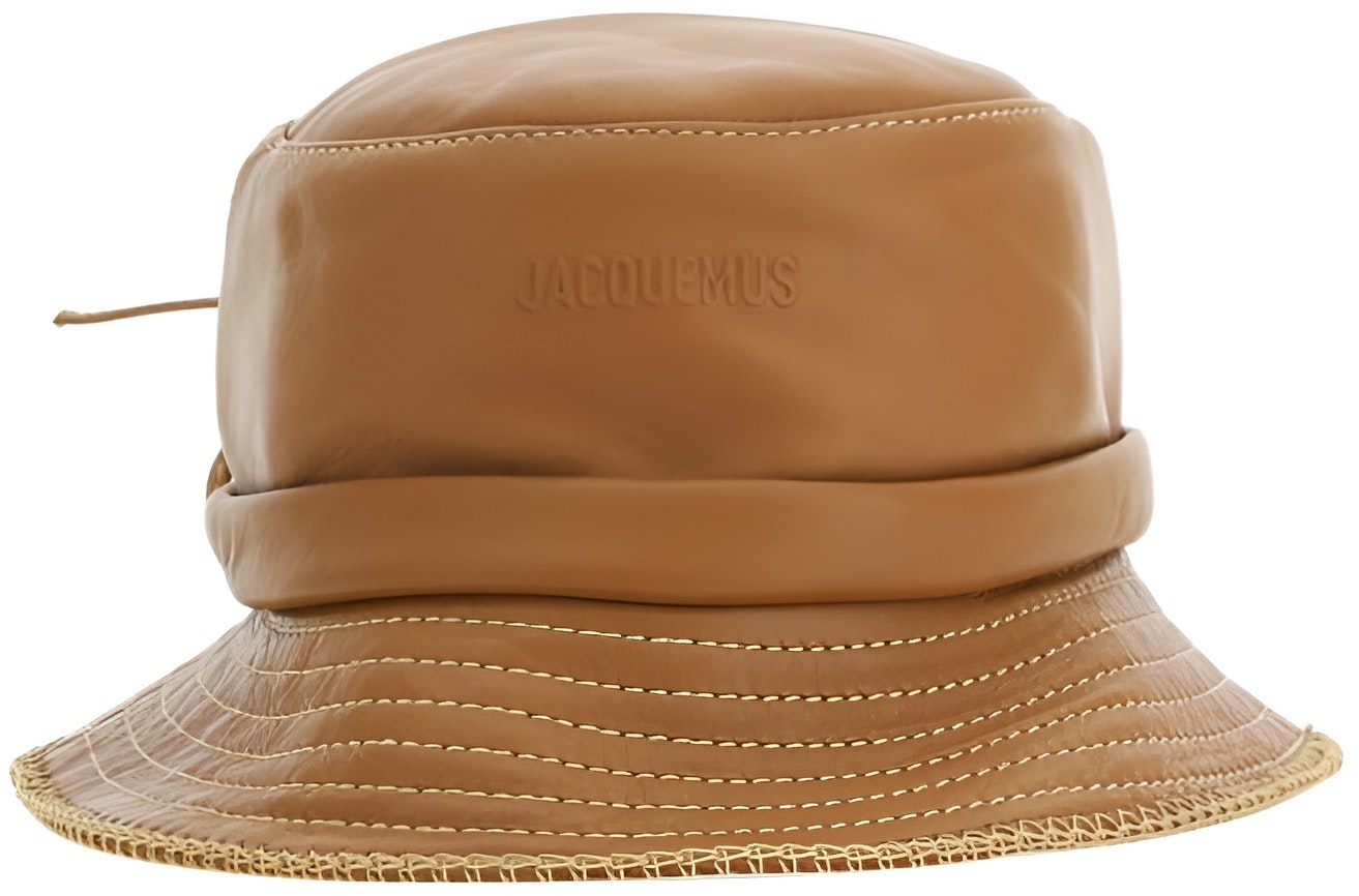 women-jacquemus-brown-solid-color-letter-logo-bucket-hat-22-e221-ac-0134000180