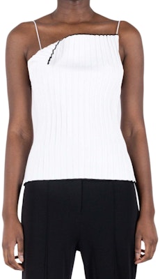 (W) Jacquemus 拼色修身吊带背心 - 白色 24E241KN378-2358100 Order (W) Jacquemus 拼色修身吊带背心 - 白色 24E241KN378-2358100