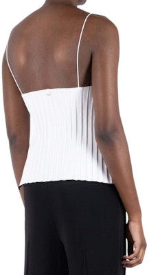 (W) Jacquemus 拼色修身吊带背心 - 白色 24E241KN378-2358100 Lookbook (W) Jacquemus 拼色修身吊带背心 - 白色 24E241KN378-2358100