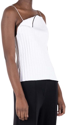 (W) Jacquemus 拼色修身吊带背心 - 白色 24E241KN378-2358100 Shop (W) Jacquemus 拼色修身吊带背心 - 白色 24E241KN378-2358100