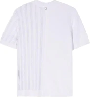 Lookbook (Women) Jacquemus Contrast Knit Panel White Short Sleeve T-Shirt. 241KN4592379110