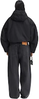 Shop (Women) Jacquemus Cropped Hoodie Logo Patch Jacket Black. 241CO058-1517-990