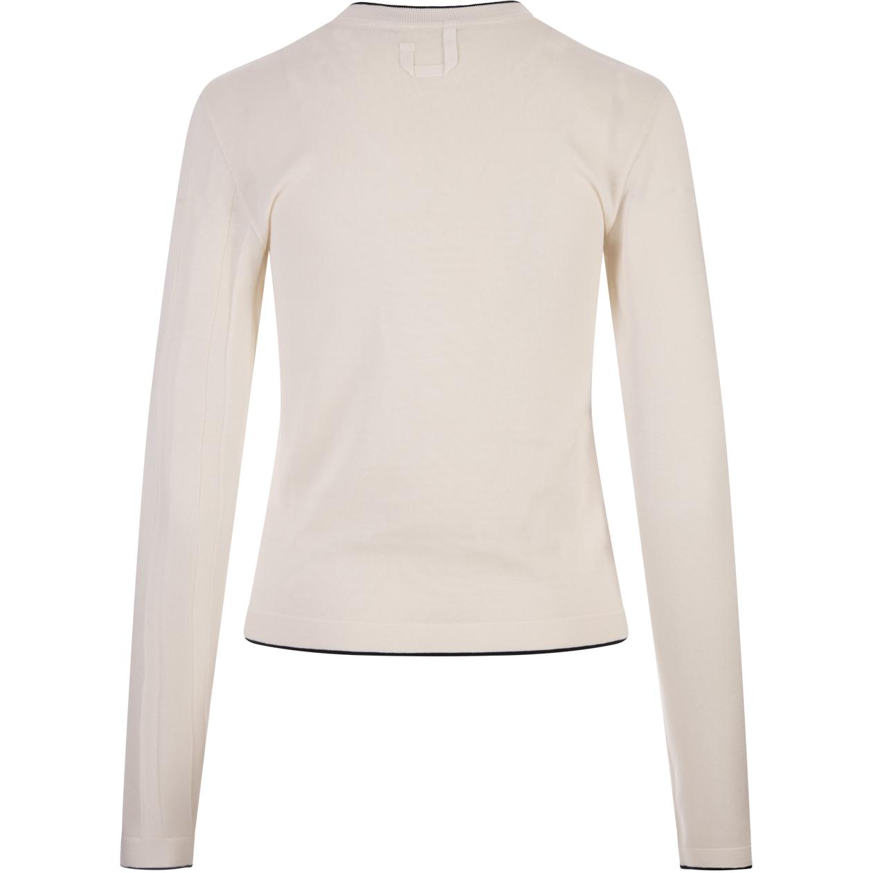 Lookbook (W) Jacquemus Long Sleeve Crewneck Pullover T-Shirt Beige Lengan Panjang Beige 243KN8022065110