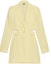 Order (Women) Jacquemus Long Sleeve Cut-Out Belted Mini Blazer Dress Light Yellow 241DR016-1359-205