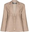 Buy (Women) Jacquemus Solid Color Loose Fit Long Sleeve Belted Blazer Jacket 213JA10213126170