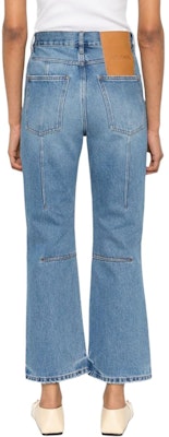 (W) Jacquemus Jeans Recortados Azul con Cremallera y Flaired. 241DE0351513-33C Shop (W) Jacquemus Jeans Recortados Azul con Cremallera y Flaired. 241DE0351513-33C