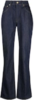 (Women) Jacquemus FW22 High-Waisted Flared Navy Blue Jeans . 213DE001101538A (Women) Jacquemus FW22 High-Waisted Flared Navy Blue Jeans . 213DE001101538A
