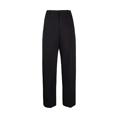 (Women) Jacquemus Le Pantalon Santon Black Cropped Straight-Leg Trousers. 213PA02213127990