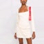Purchase (Women) Jacquemus Mini Long Sleeve Logo Dress - White. 213DR04213107110