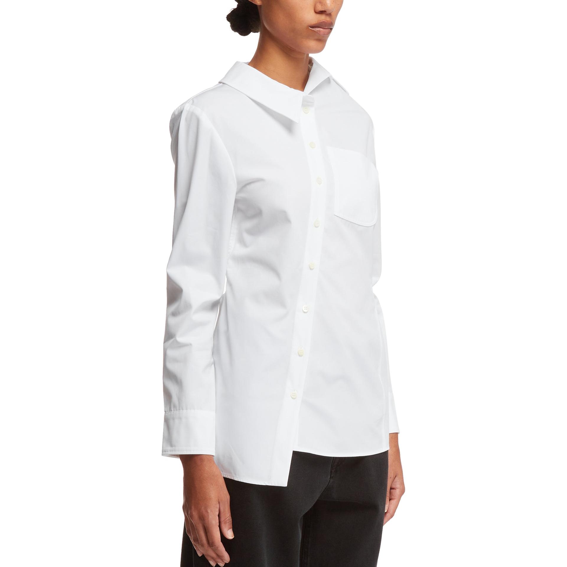 Purchase (W) Jacquemus Kemeja Putih Oversized Lengan Panjang Wanita. 24E241SH062-1520100