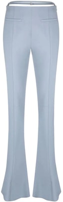 (Women) Jacquemus SS22 Solid Flared Casual Pants Blue 221PA0171021320 Order (Women) Jacquemus SS22 Solid Flared Casual Pants Blue 221PA0171021320