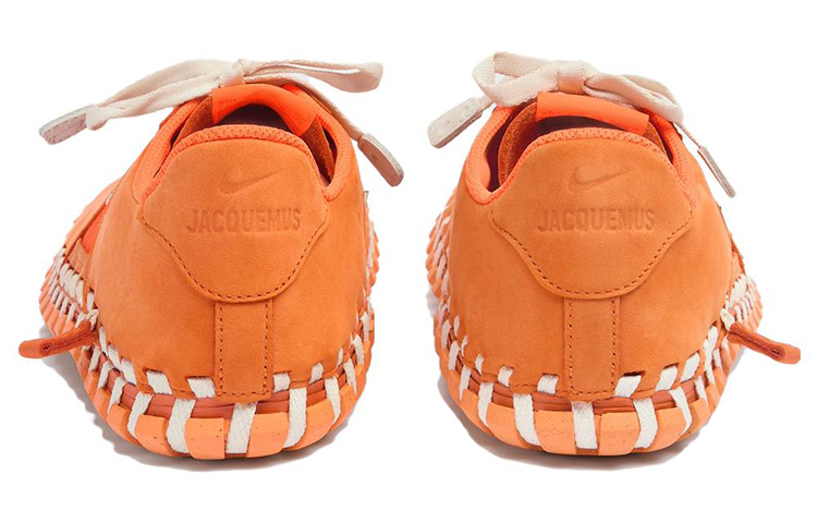 Shop (W) Jacquemus x Nike J Force 1 Low LX SP 'Bright Mandarin' Sepatu DR0424-800