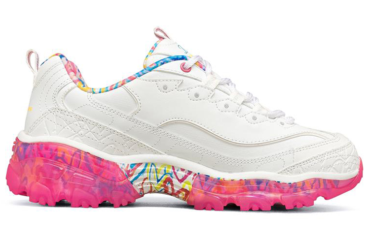 (W) Skechers James Goldcrown D'Lites Crystal Low Top Running Shoes Pink/ 'White' 圖 2