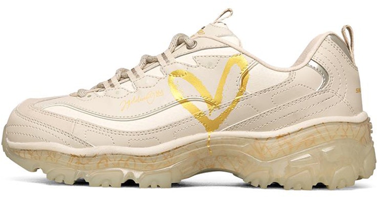 (W) 斯凯奇 James Goldcrown x D'Lites 水晶跑鞋 奶油"金" 149458-NAT Buy (W) 斯凯奇 James Goldcrown x D'Lites 水晶跑鞋 奶油"金" 149458-NAT