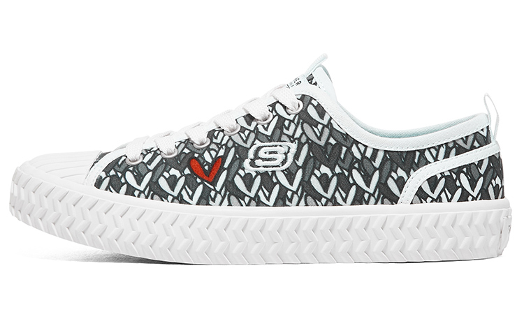 (Women) Skechers Street Trax x James Goldcrown 'White Black' 155501-WBK