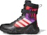 (W) Jay3lle x adidas CodeChaos Boot Golf Tanpa Spike 'Hitam Putih Merah' IF1608