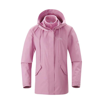 (Women) Jeep 3-in-1 Detachable Waterproof Windproof Thickened Jacket Navy Unisex J14P2084069