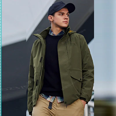 (W) Jeep三合一可拆防水防風加厚外套 深藍色 男女款 J14P2084069 5