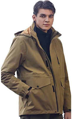 (W) Jeep三合一可拆防水防風加厚外套 深藍色 男女款 J14P2084069 10