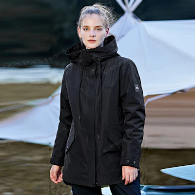 (W) Jeep三合一可拆防水防風加厚外套 深藍色 男女款 J14P2084069 1