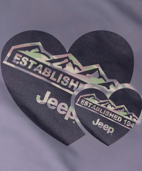 Lookbook (W) Jeep 360g M-Logo 半拉鍊迷彩大學T JR5TSU838CB