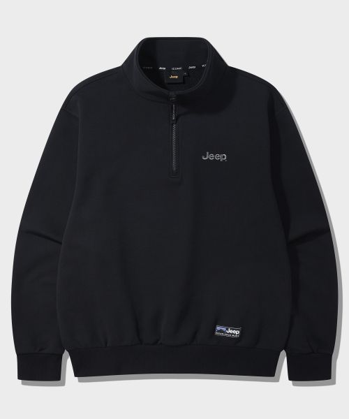 Details for (W) Jeep 360g M-Logo 半拉鍊迷彩大學T JR5TSU838CB