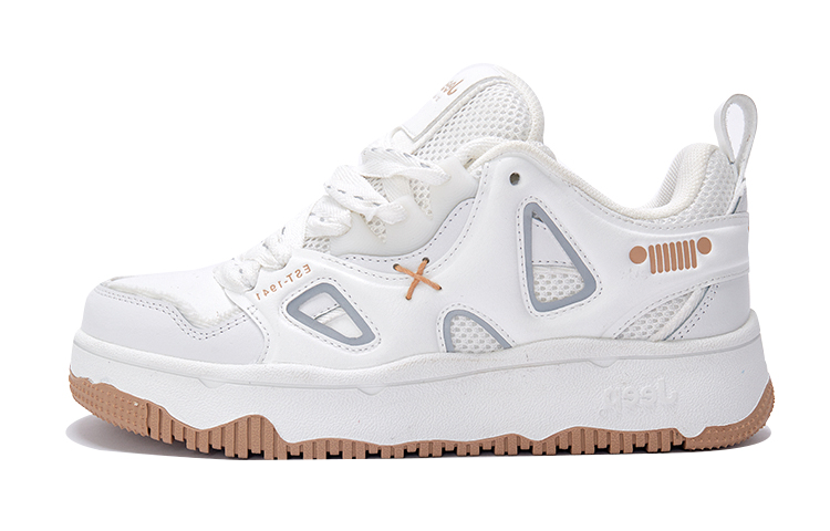 (W) Jeep Canvas Low Top 'Beige'