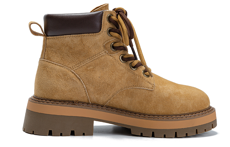 (W) Jeep Classic Soft Leather 'Casual Thick Sole Short Mid-Tube Martin Boot' 圖 2