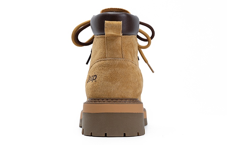 (W) Jeep Classic Soft Leather 'Casual Thick Sole Short Mid-Tube Martin Boot' 圖 4