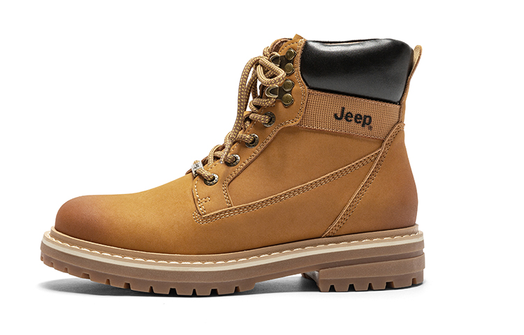 (W) Jeep High-Top Martin Boots 'Beige'