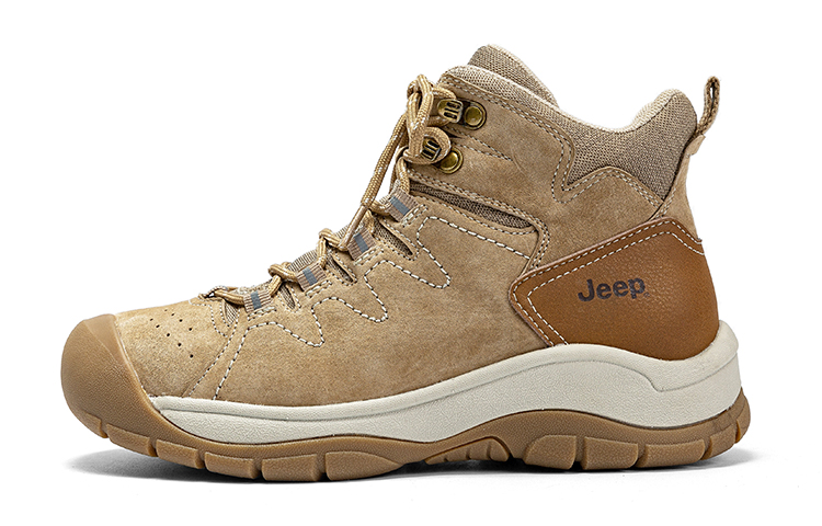 (W) Jeep High-Top Outdoor Boot 'Durable Breathable Shock-Absorbing Soft Sole'