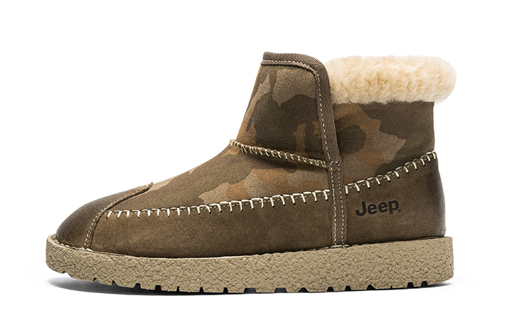 (Women) Jeep Mid-Cut Snow Boots 'Camo Green' PE224WAS548