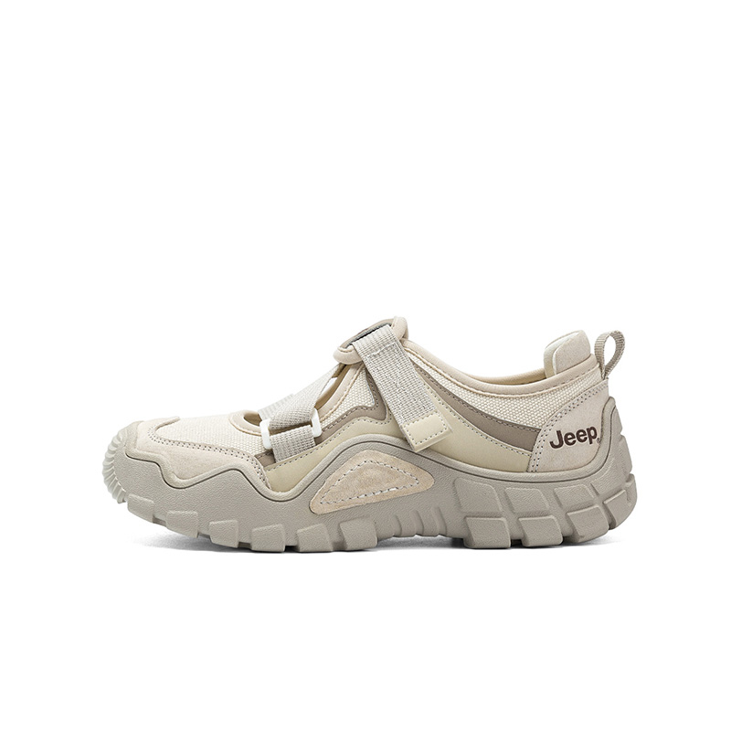 (Women) Jeep Outdoor Functional Shoes: Breathable Casual Lightweight Sneakers PD241WAS873 Light Grey