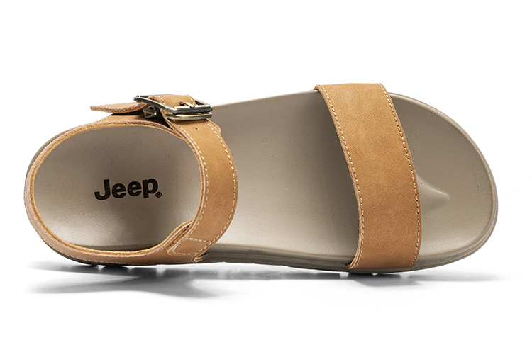 (W) Jeep Retro Sandals 'Simple Beige' 圖 2